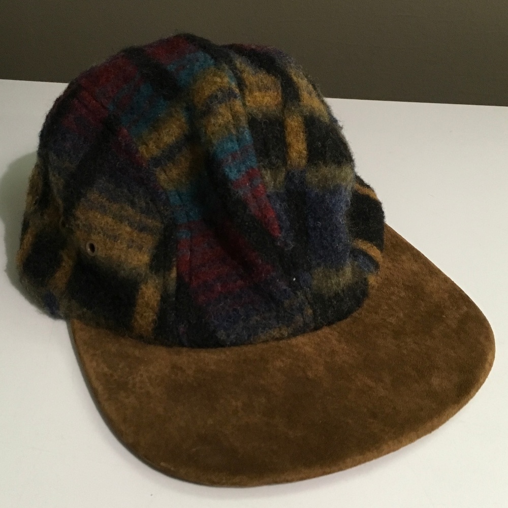Woolrich Hat Wool Plaid Vintage Hunter Cap Lid